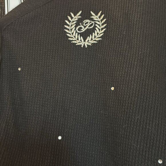 Pink Victoria's Secret Thermal Long Bling Onesie - Picture 6 of 8